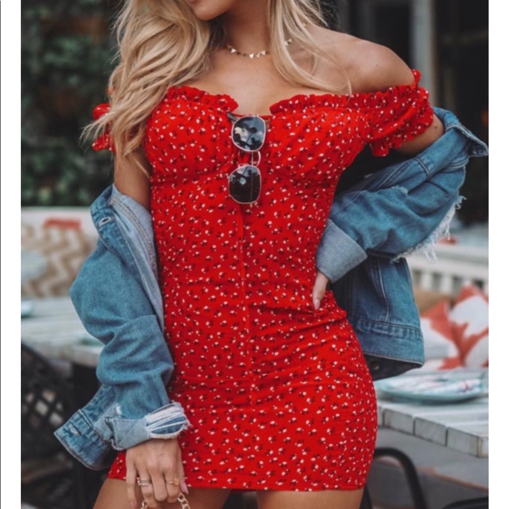 White Fox Mini Dress